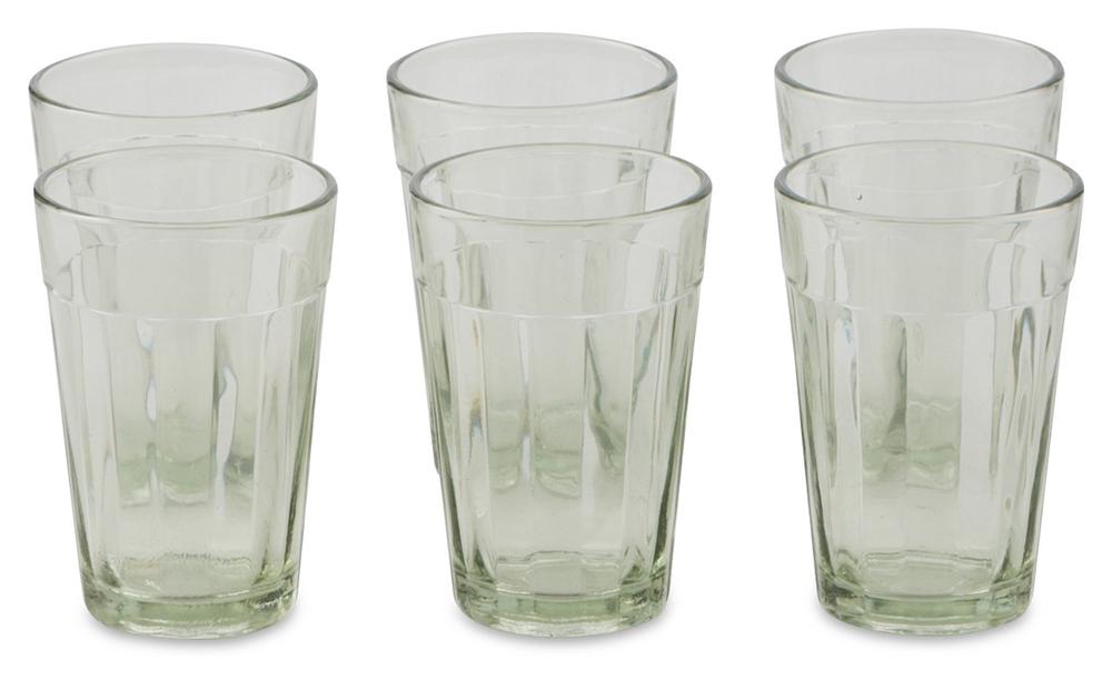 Casa Uno Glass Tumbler, Set of 6 - 6x6x8.5cm | Buy online at The Nile