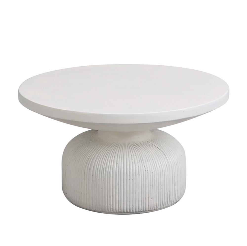 HG Living Lahaina Faux Concrete Coffee Table (Coconut Milk) Buy online at The Nile