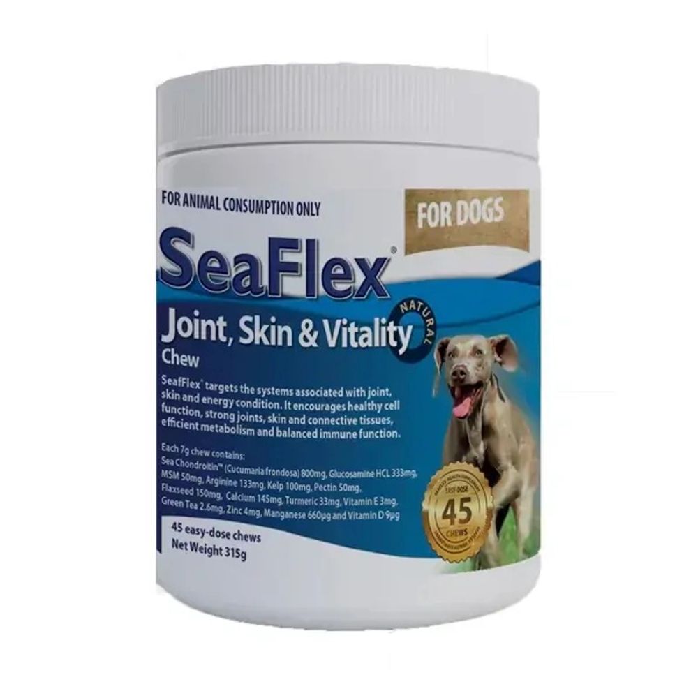 Seaflex Joint Skin & Vitality for dog's Chews, 45pcs by Seaflex - ISBN: 9332226003710