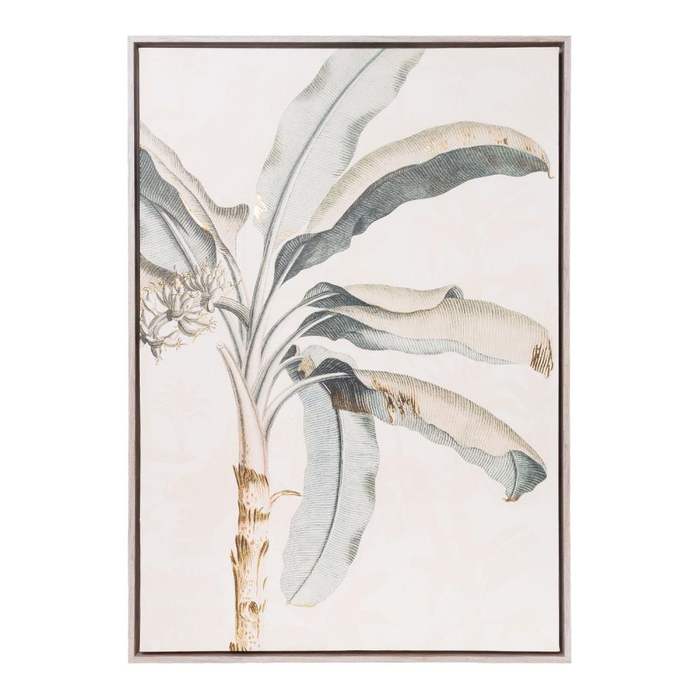 Exotic Left Palm Framed Canvas - 94x64, 9332519134008