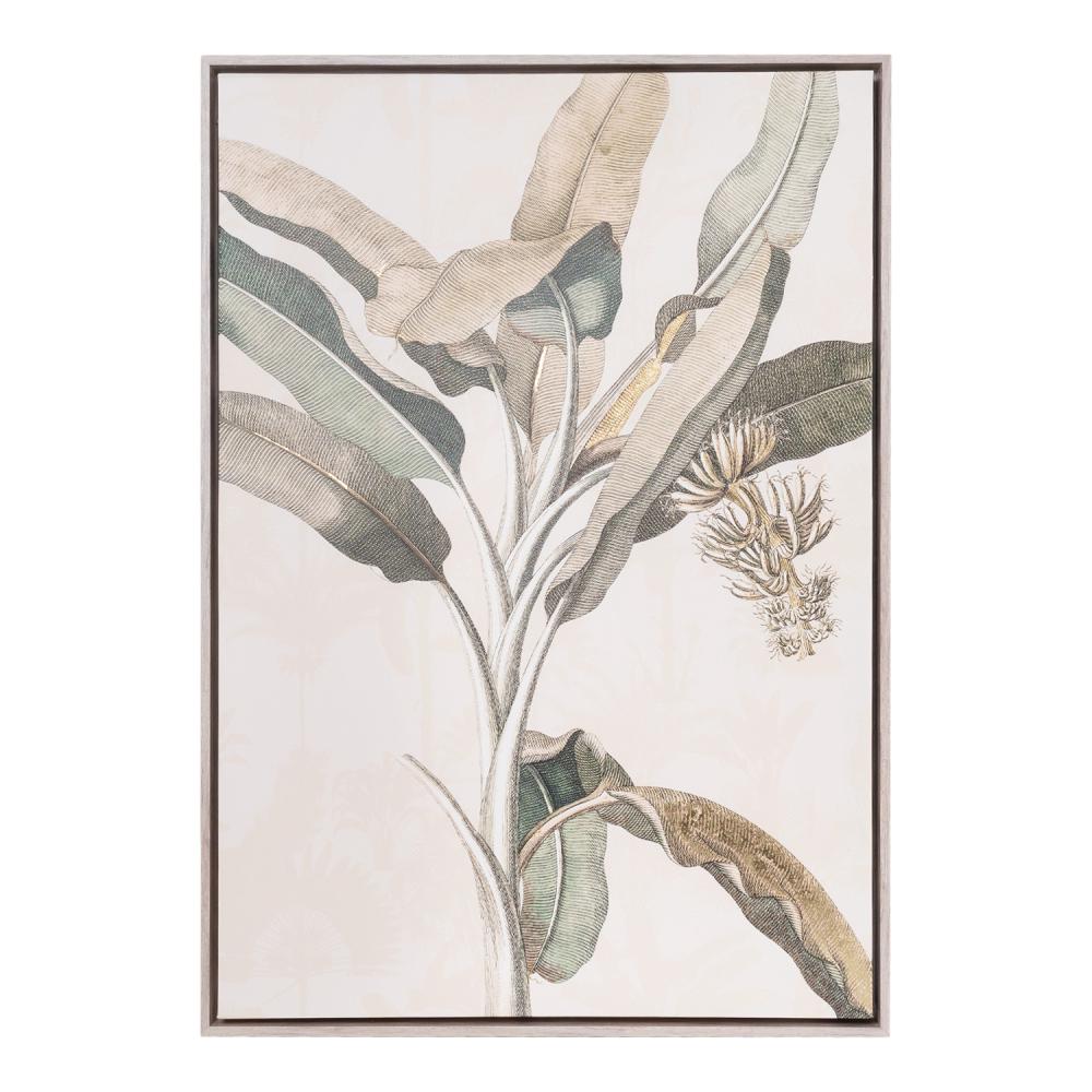 Exotic Right Palm Framed Canvas - 94x64, 9332519134015