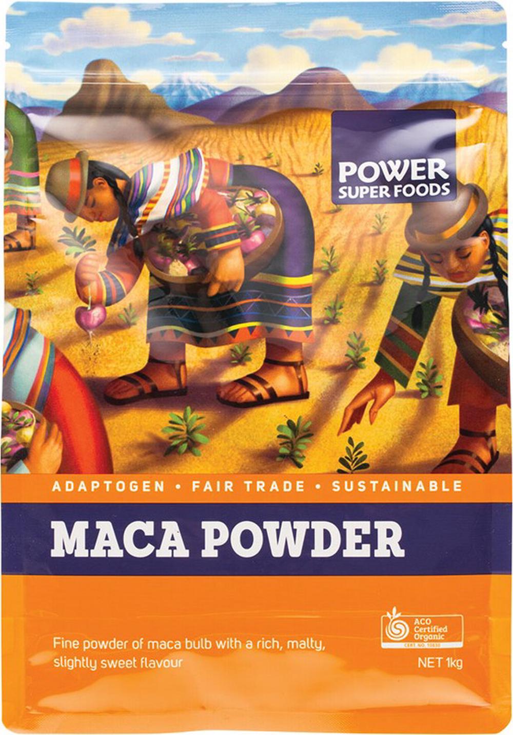 Power Super Foods The Origin Series Maca Powder - 1kg, 9332834000132