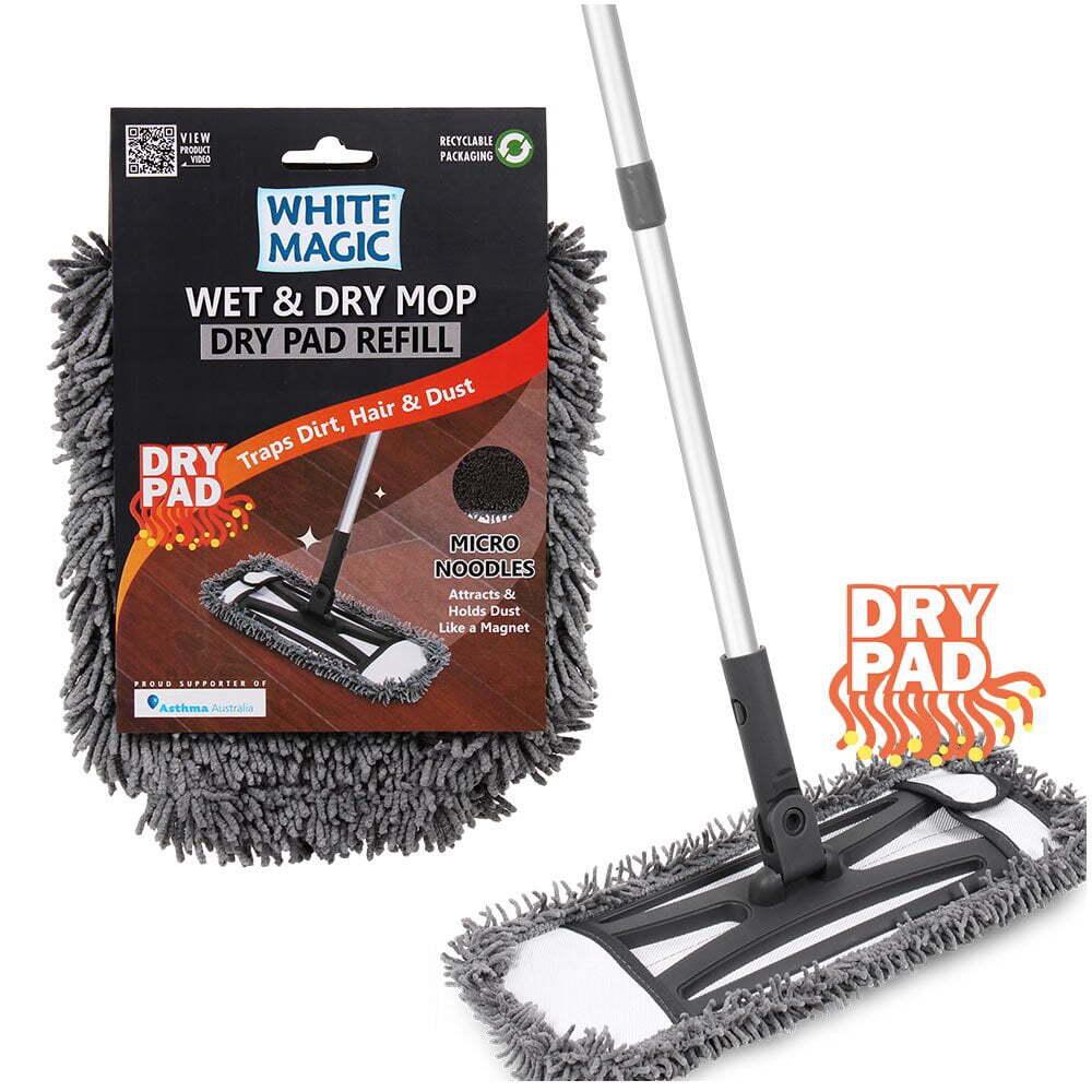 Wet & Dry Mop Dry Pad Refill, 9333544004502