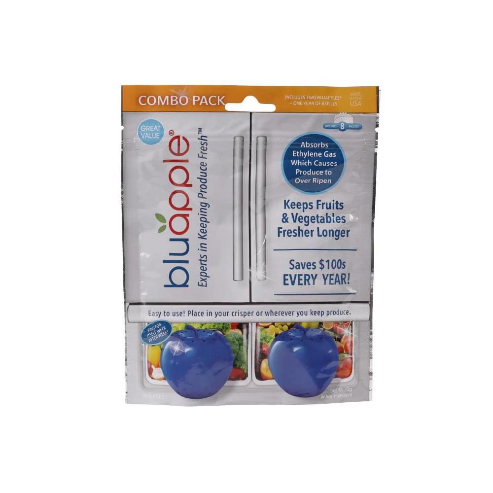 Bluapple Classic 1 Year Combo Pack, 2x Bluapples (with Satchels) + 8x Satchel Refills, 9333544005134