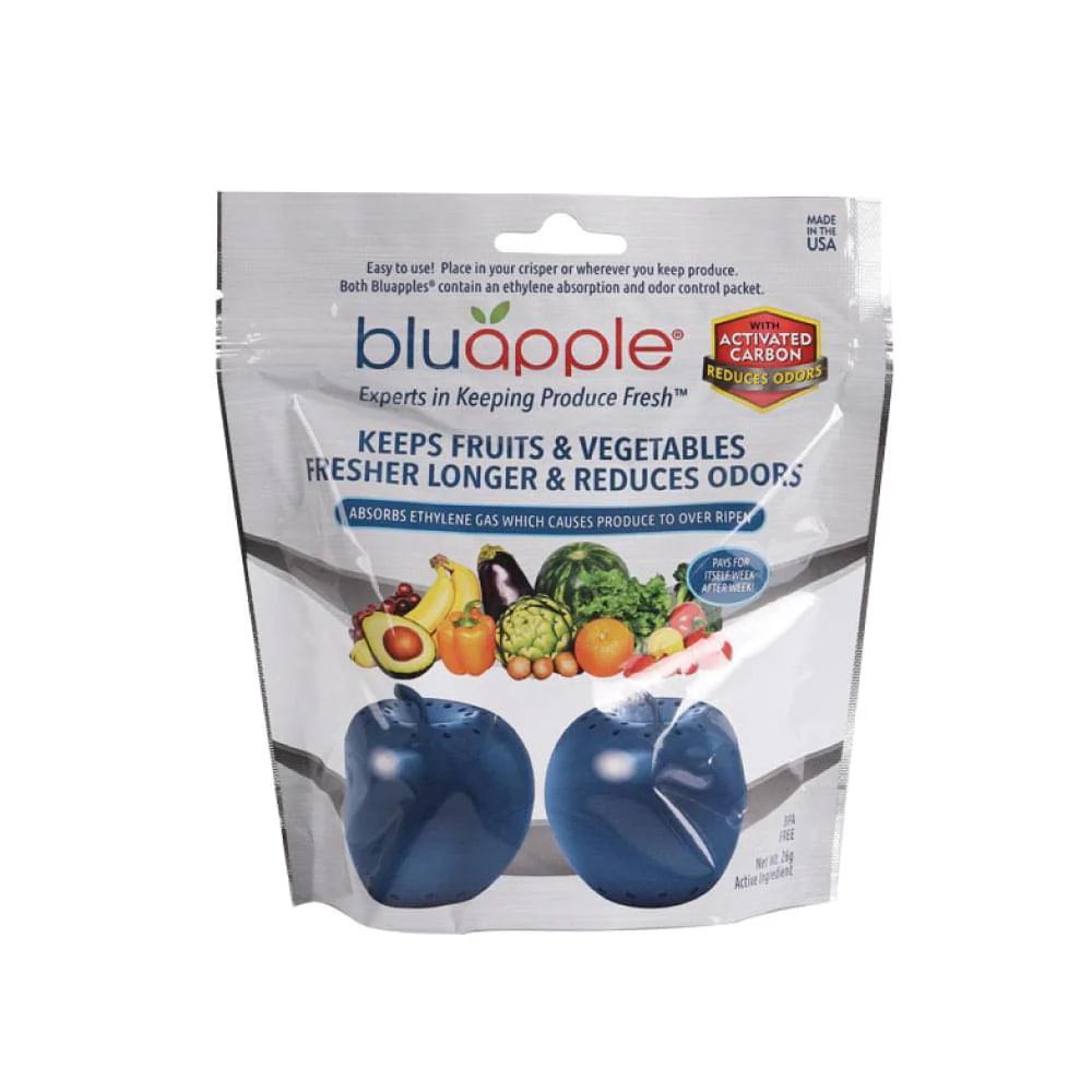 Bluapple with Activated Carbon, 2 Pack with Satchels, 9333544005271
