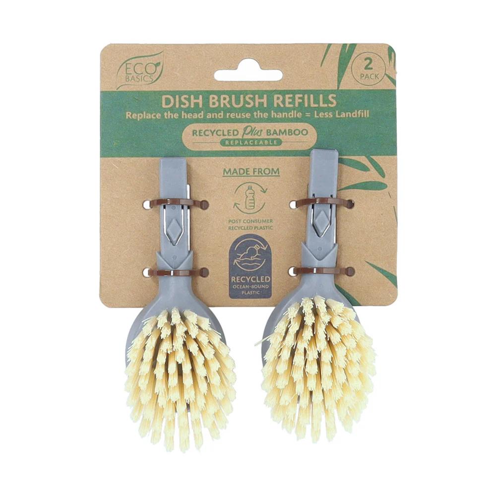 Eco Basics Dish Brush Refills, 2 Pack, 9333544007404