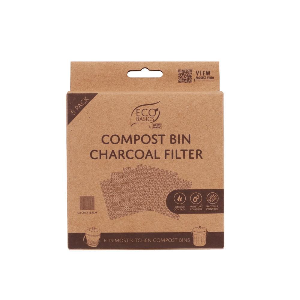 Compost Bin Charcoal Filter, 5 Pack, 9333544007688
