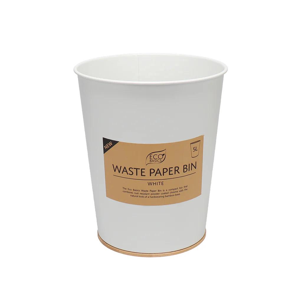 Waste Paper Bin (White), 9333544009132