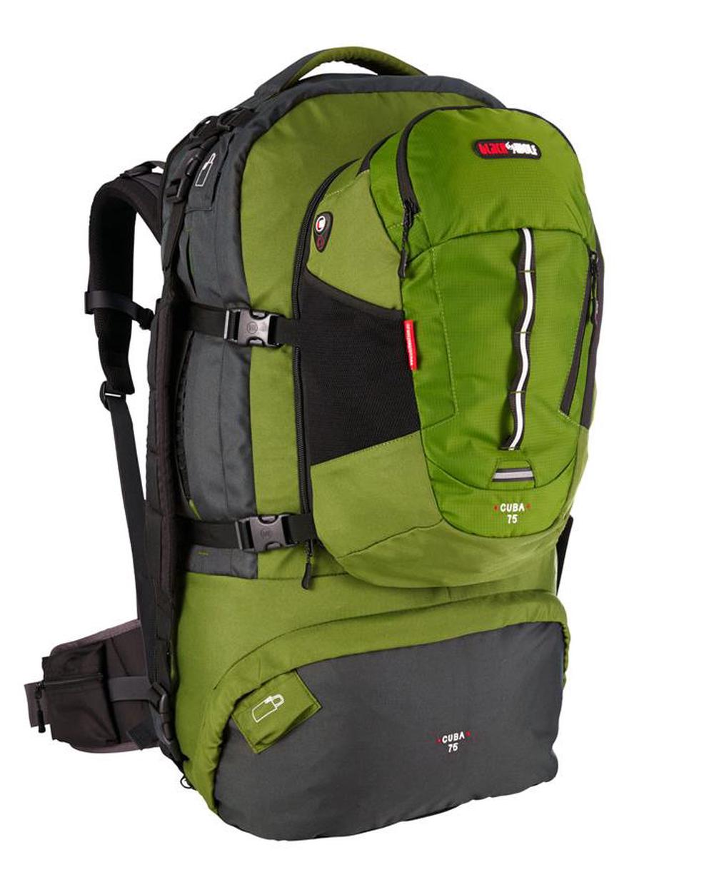 BlackWolf Cuba Travel Pack Forrest 75L Buy online at The Nile