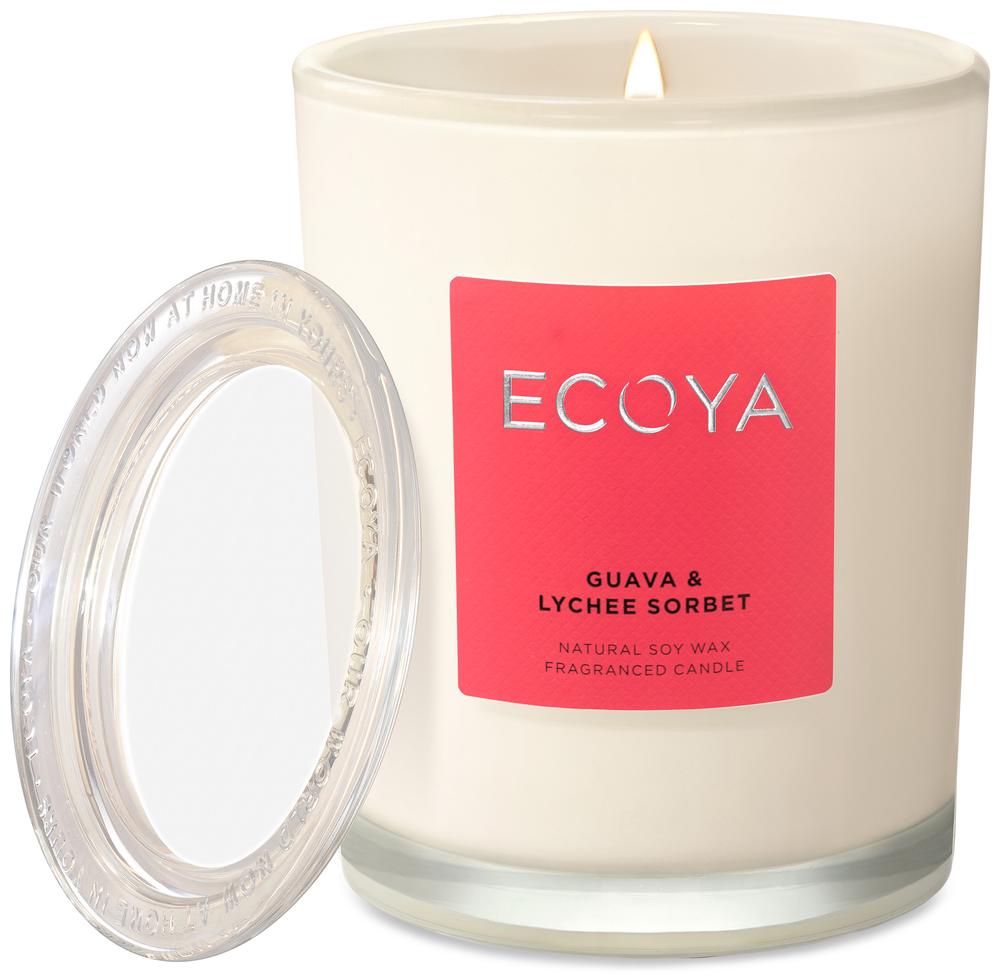 Ecoya Metro Jar Candle (Guava & Lychee) Buy online at The Nile