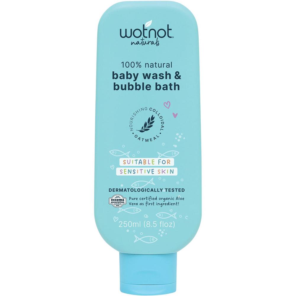Baby Wash & Bubble Bath Suitable For Sensitive Skin - 250mL, 9336127000953