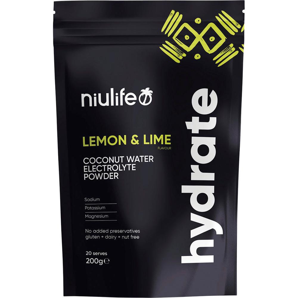 Hydrate Electrolyte Powder Lemon & Lime - 200g, 9336318002278