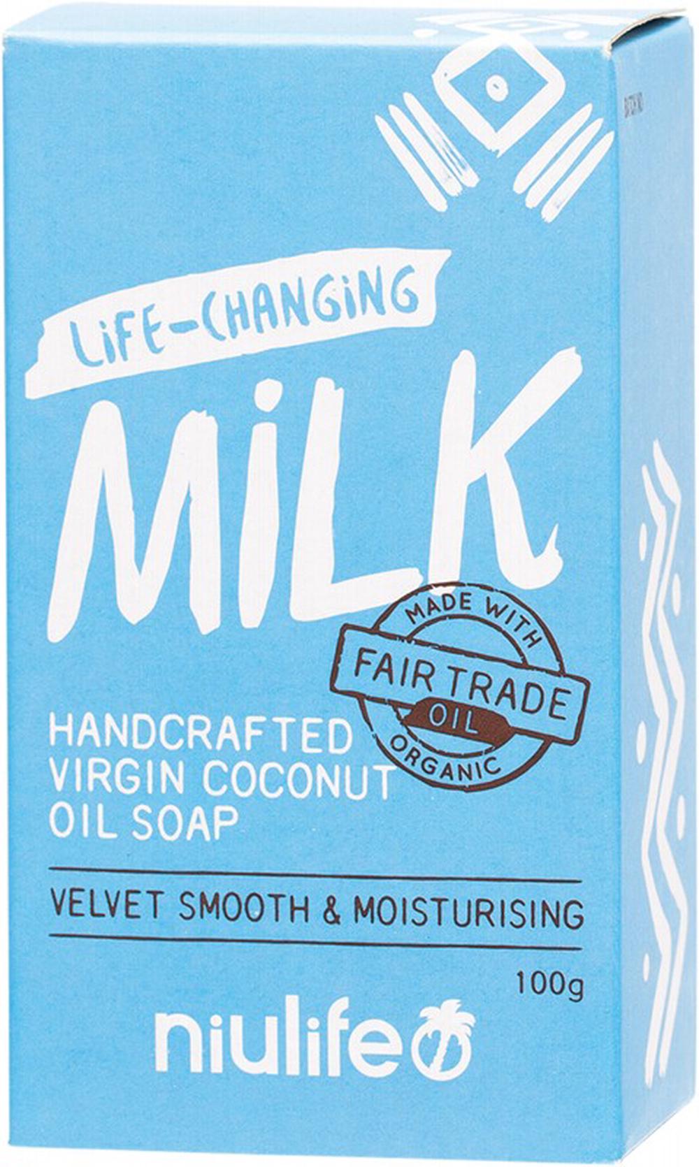 Handcrafted Coconut Oil Soap (Coconut Milk) - 100g, 9336318005019