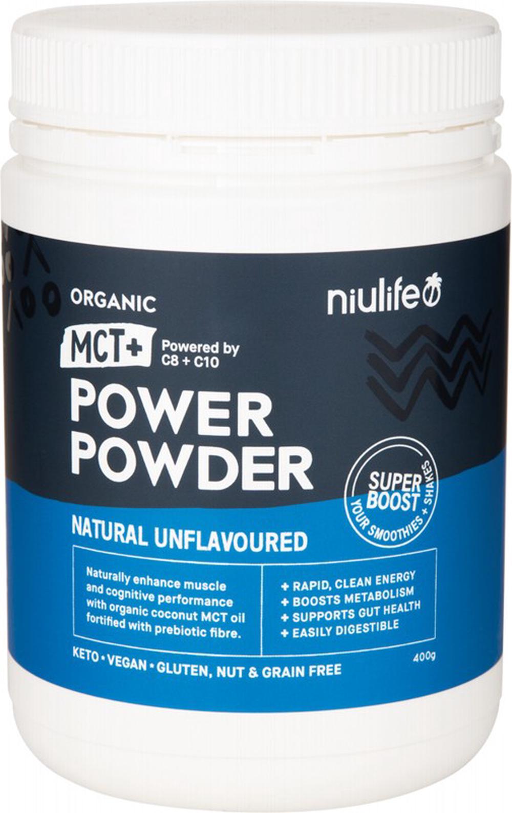 Organic MCt+ Power Powder Natural Unflavoured - 400g, 9336318007600