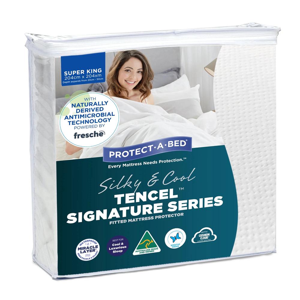Protect A Bed Tencel Signature Series Mattress Protectors Super King