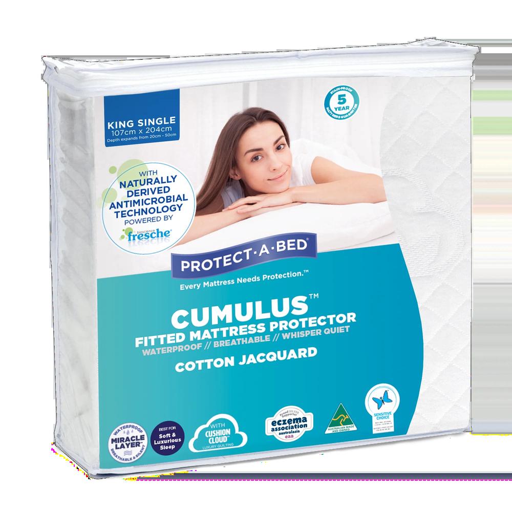 Protect A Bed Cumulus Fitted Waterproof Mattress Protector King