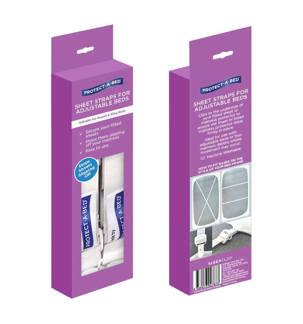 Protect A Bed Sheet Straps For Adjustable Beds Queen Buy online at