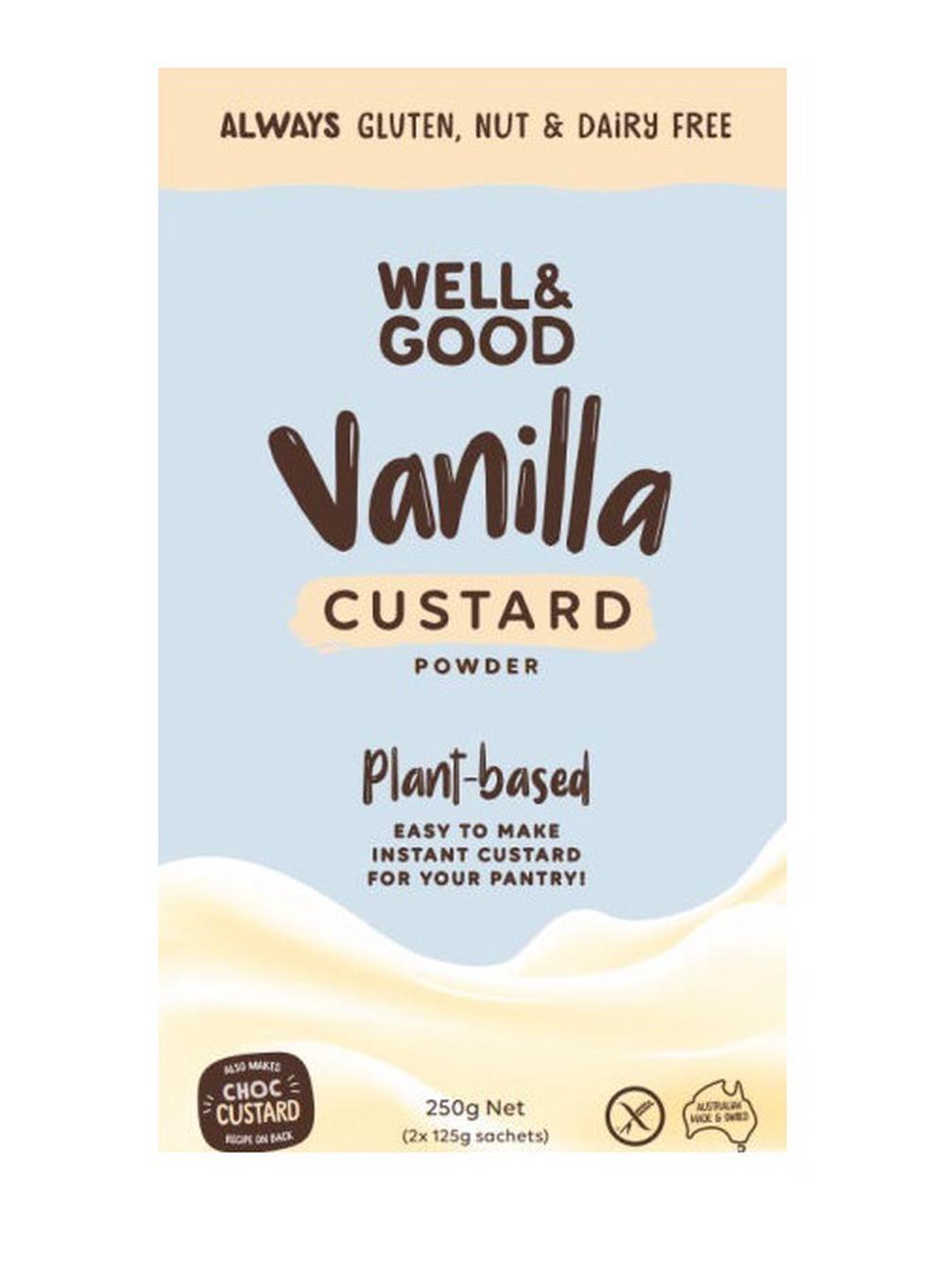 Plant Based Vanilla Custard Powder 250g, 9337096101023