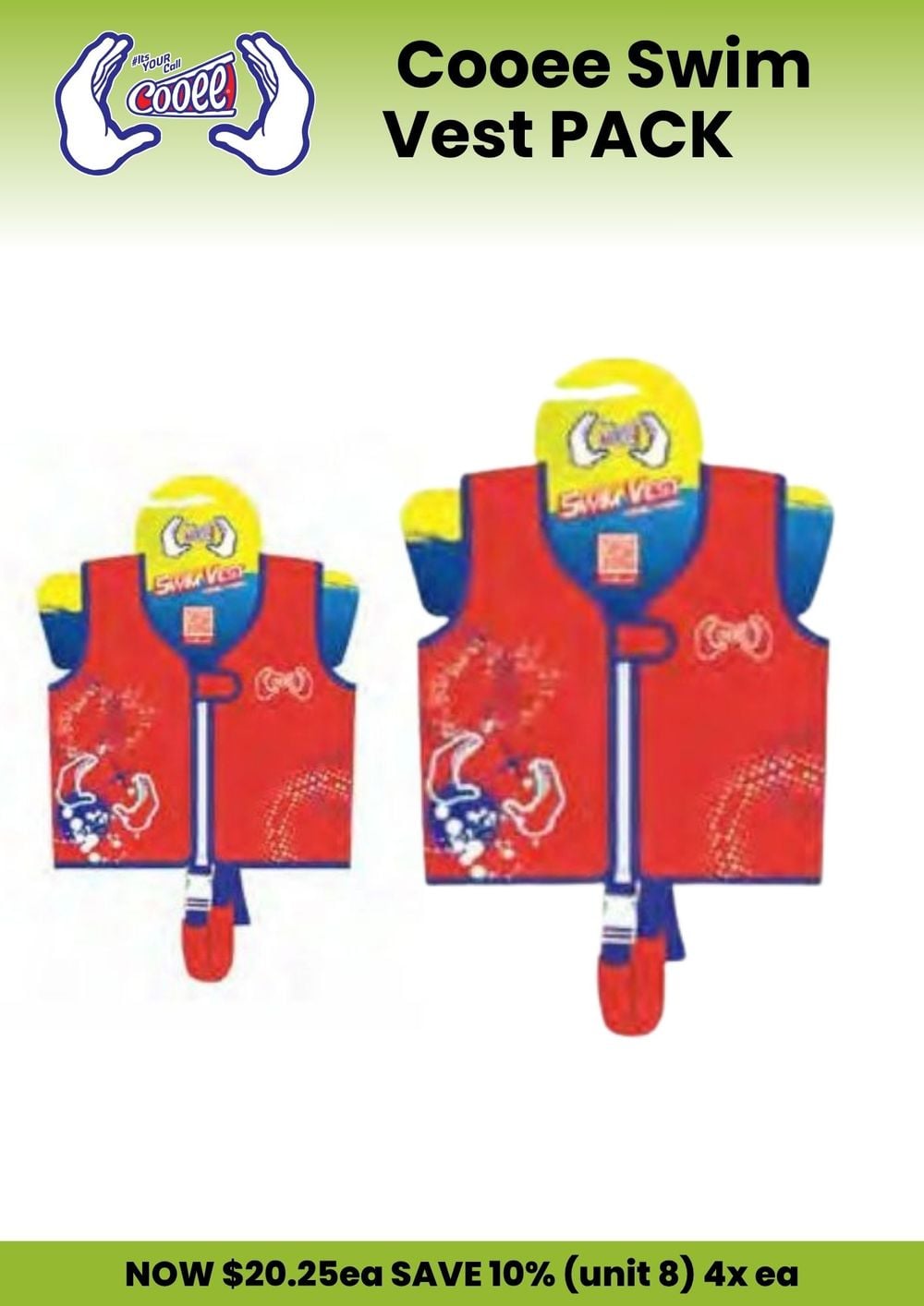 Cooee Swim Vest - Medium by Cooee - ISBN: 9337362019847