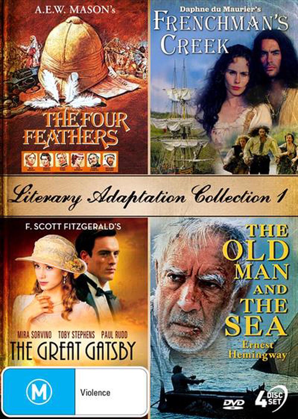 Literary Adaptation - The Four Feathers / Frenchman's Creek / The Great Gatsby / The Old Man & The Sea: Collection 1, 9337369027524