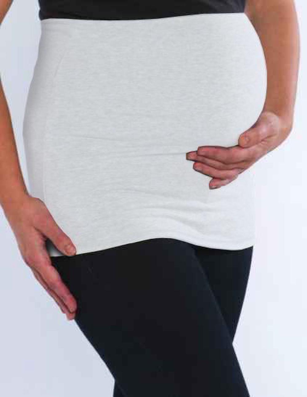 X-Small Organic Cotton Maternity Tummy Bands - White, 9338005000543