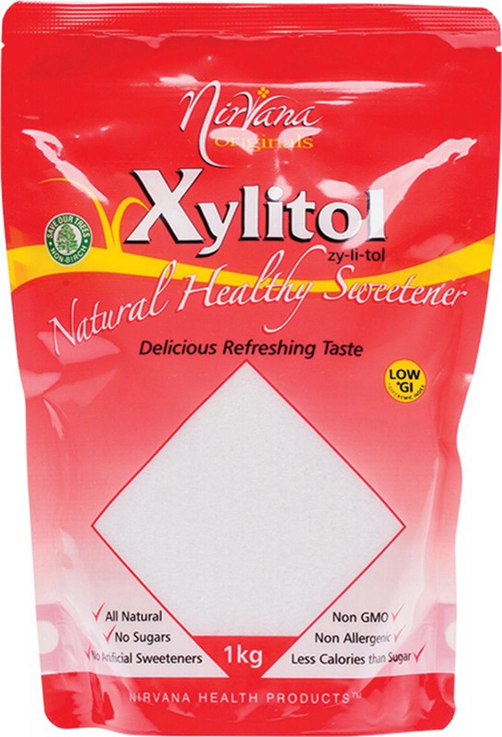 Nirvana Organics Xylitol Natural Healthy Sweetener (Originals) - 1kg, 9338196000117