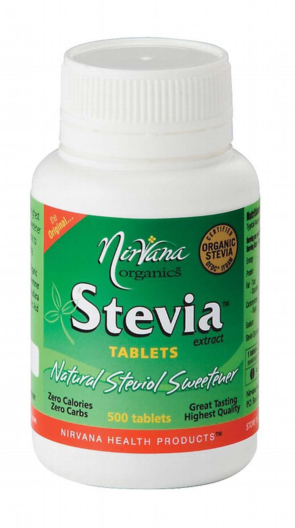 Organics Stevia Tablets, 500 Tabs, 9338196000278