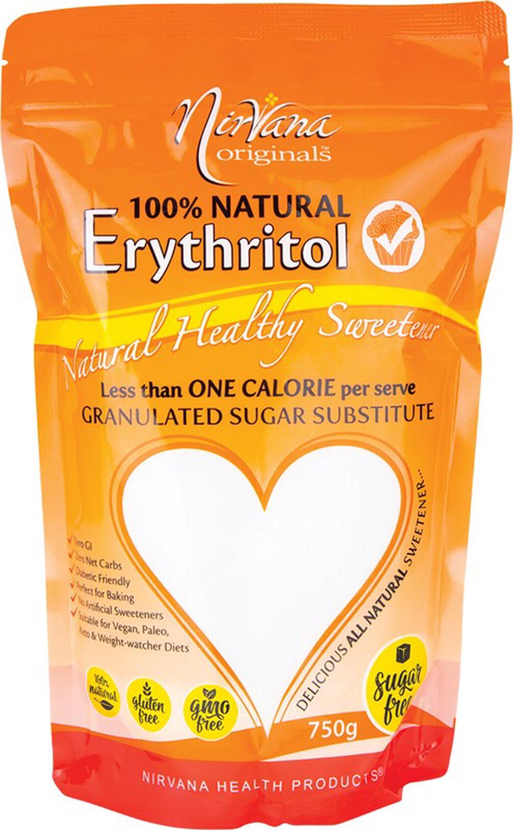 Nirvana Organics Erythritol Natural Healthy Sweetener (Original) - 750g, 9338196001558