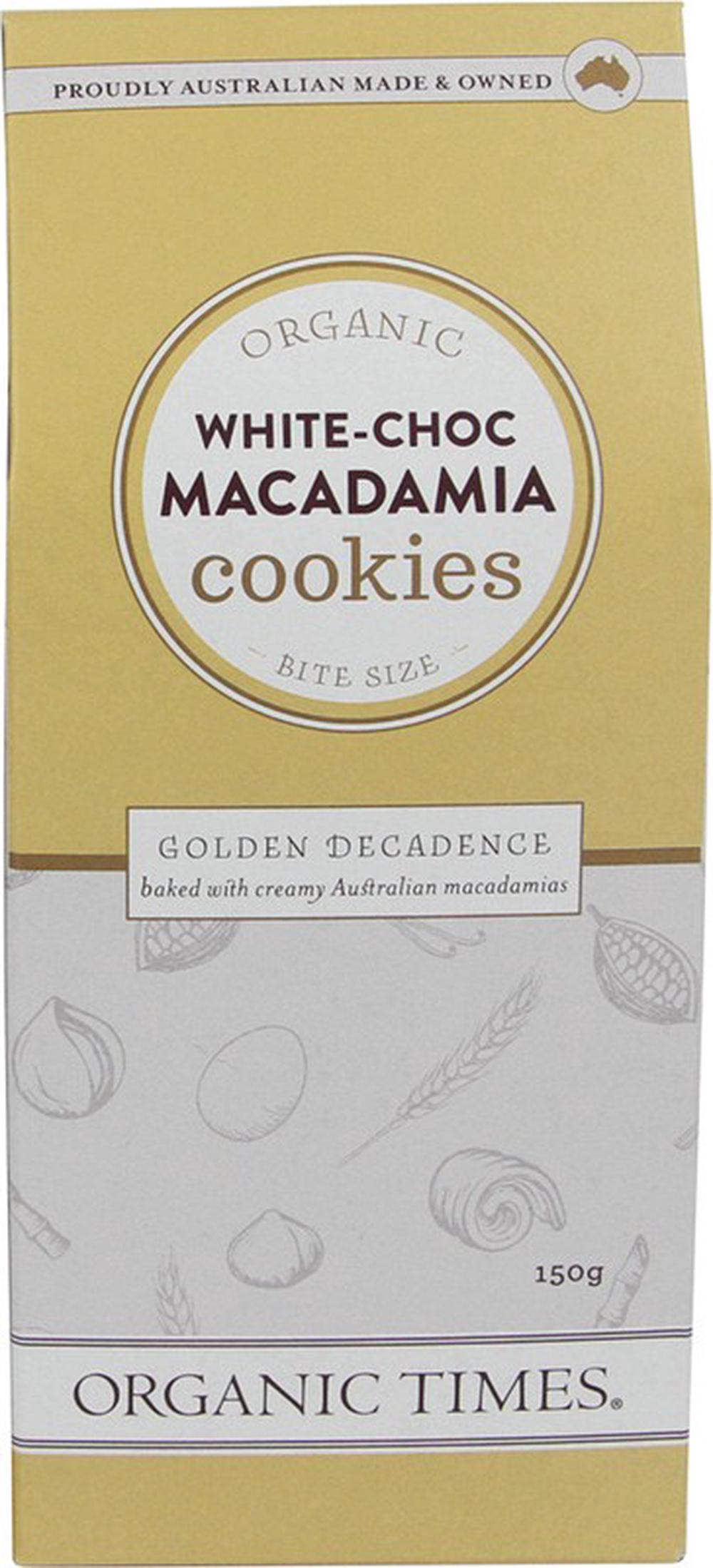 Times Cookies White Choc Macadamia - 150g, 9338415002908