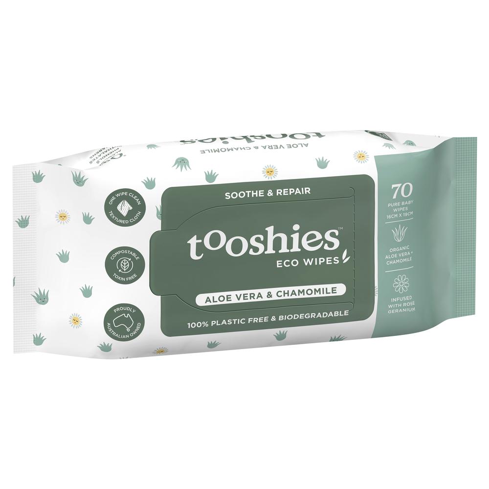 Aloe Vera & Chamomile Pure Baby Wipes, 70 Pack, 9338608007277