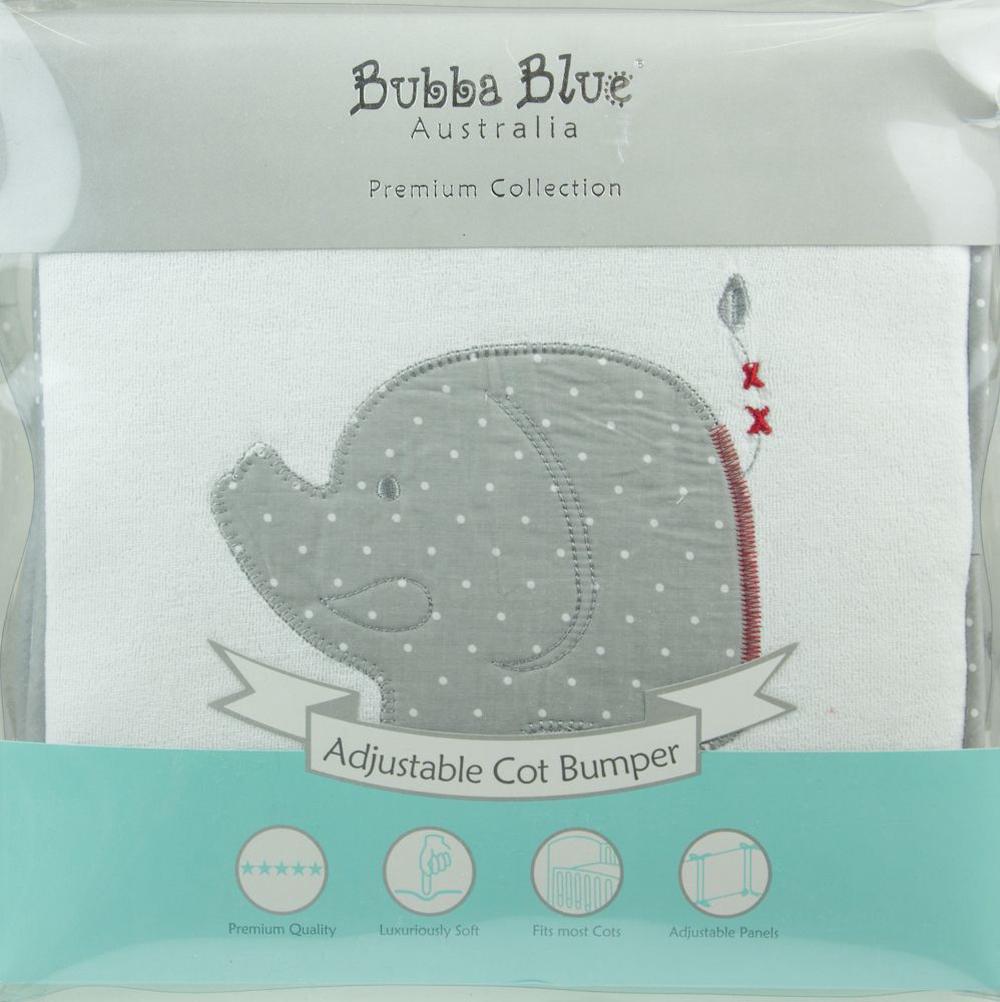 blue cot bumper set