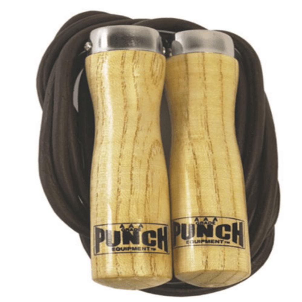 Punch Skip Rope Leather (Black) - 9ft, 9338928001245