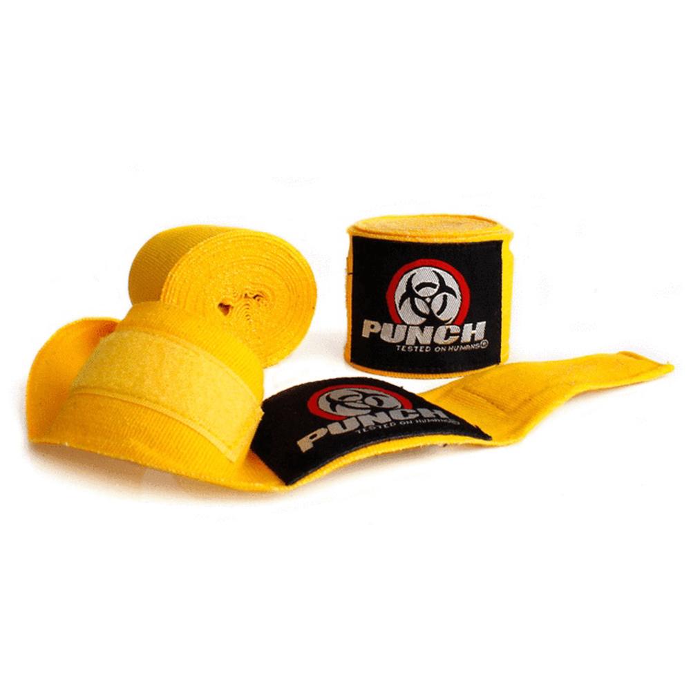 Punch Urban Hand Wraps (Yellow) - 400cm, 9338928009944