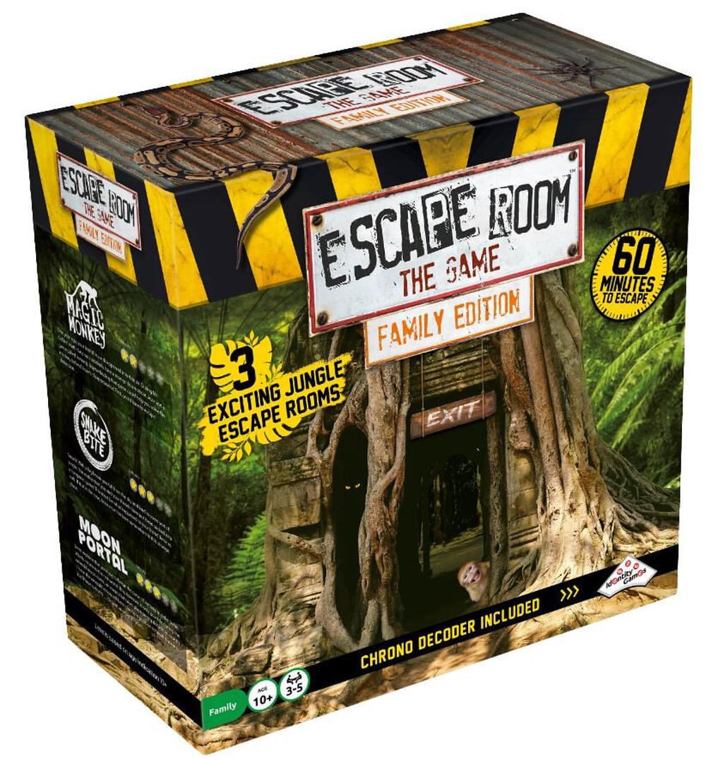 Identity Games Escape Room The Game Jungle Family Edition Board Game, 9339111010655