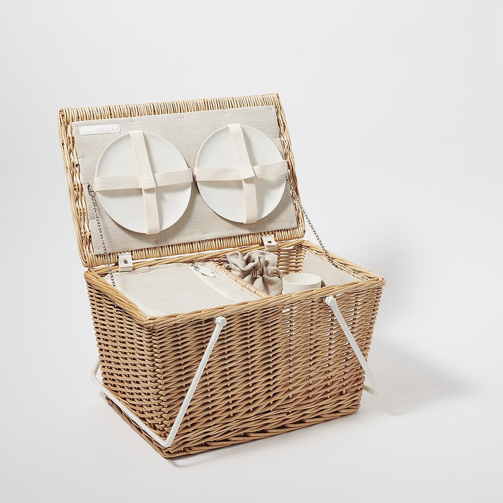 Sunnylife Large Picnic Cooler Basket (Natural) Buy online at The Nile