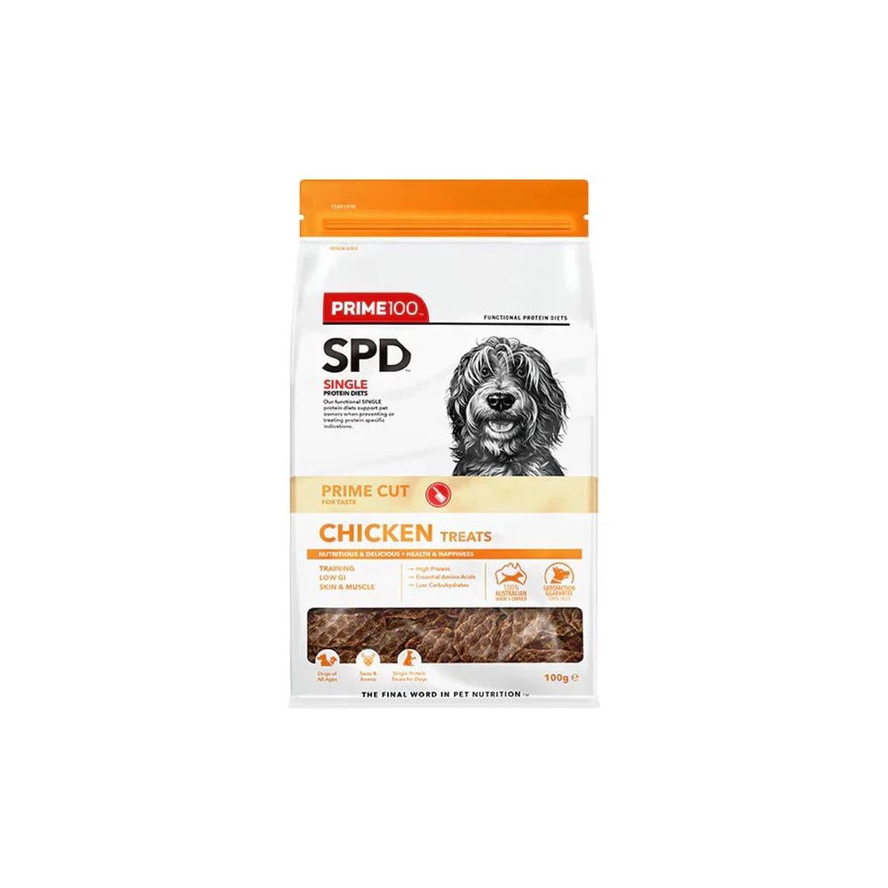 Prime 100 Spd Cut Chicken Treats - 100g by Prime 100 - ISBN: 9340710002149