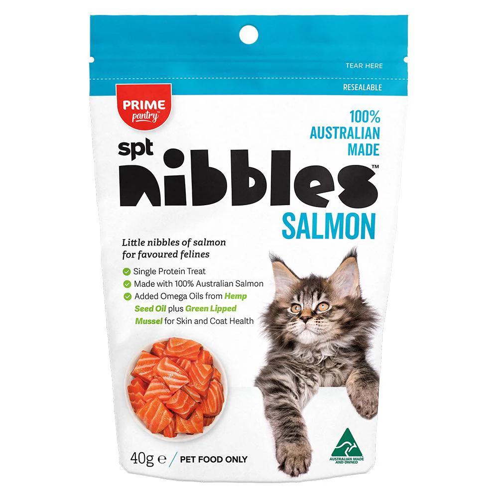 Prime 100 Pantry Nibbles Cat Treat Salmon - 40g, 9340710005232