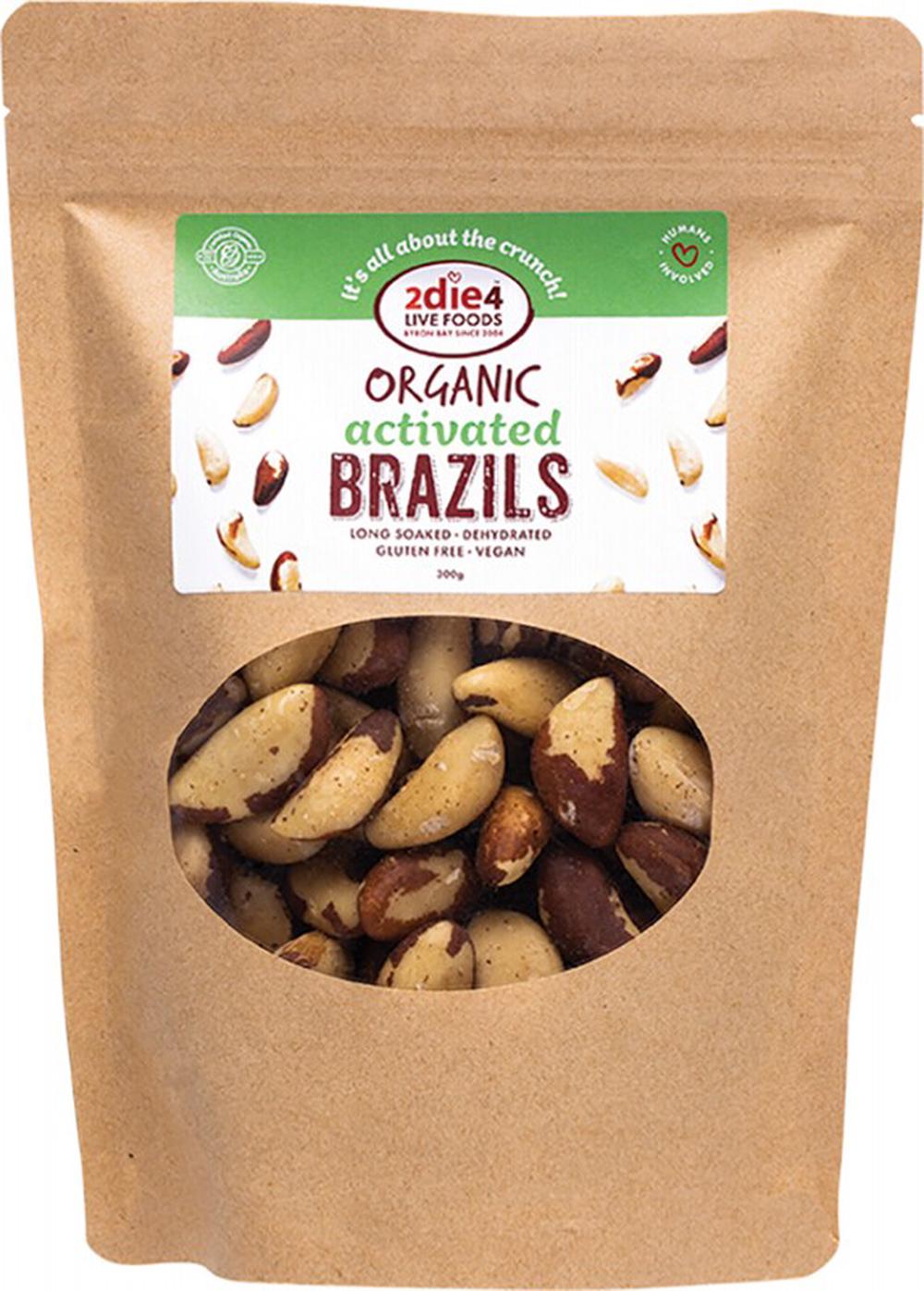 Organic Brazil nuts activated