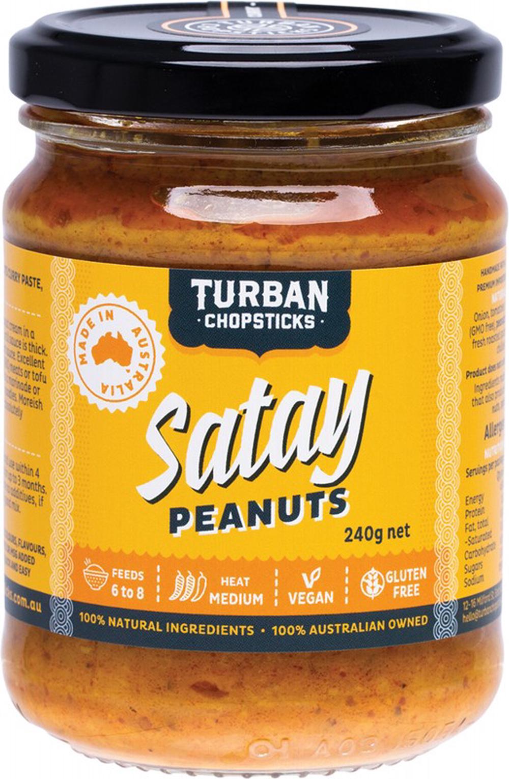 Curry Paste (Satay Peanuts) - 240g, 9341845000826