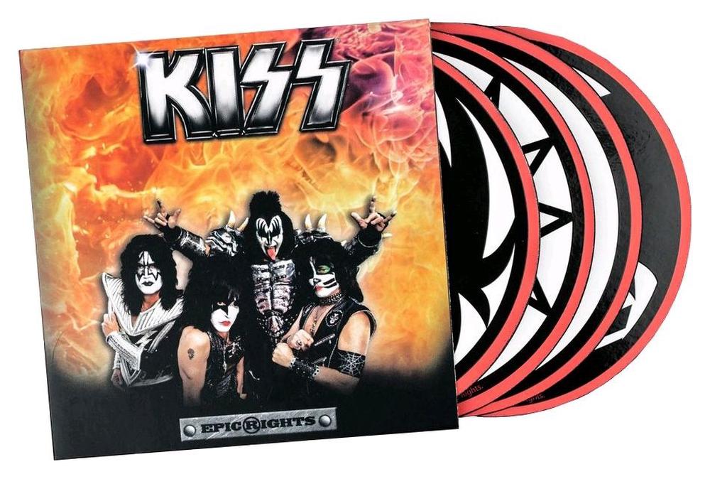 Ikon Collectables Kiss - Round Coaster Set, 9342246013415
