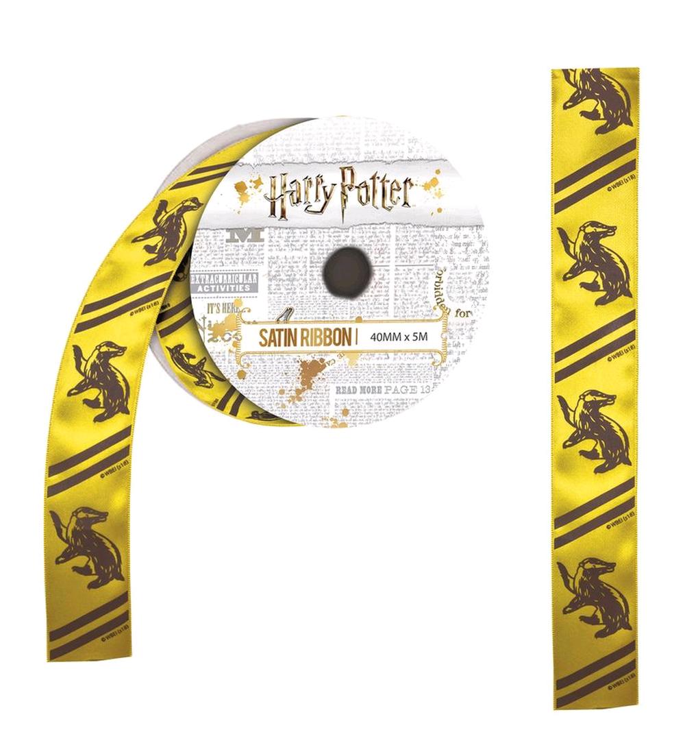 Ikon Collectables Harry Potter - Hufflepuff Satin Ribbon (5 metres), 9342246015129