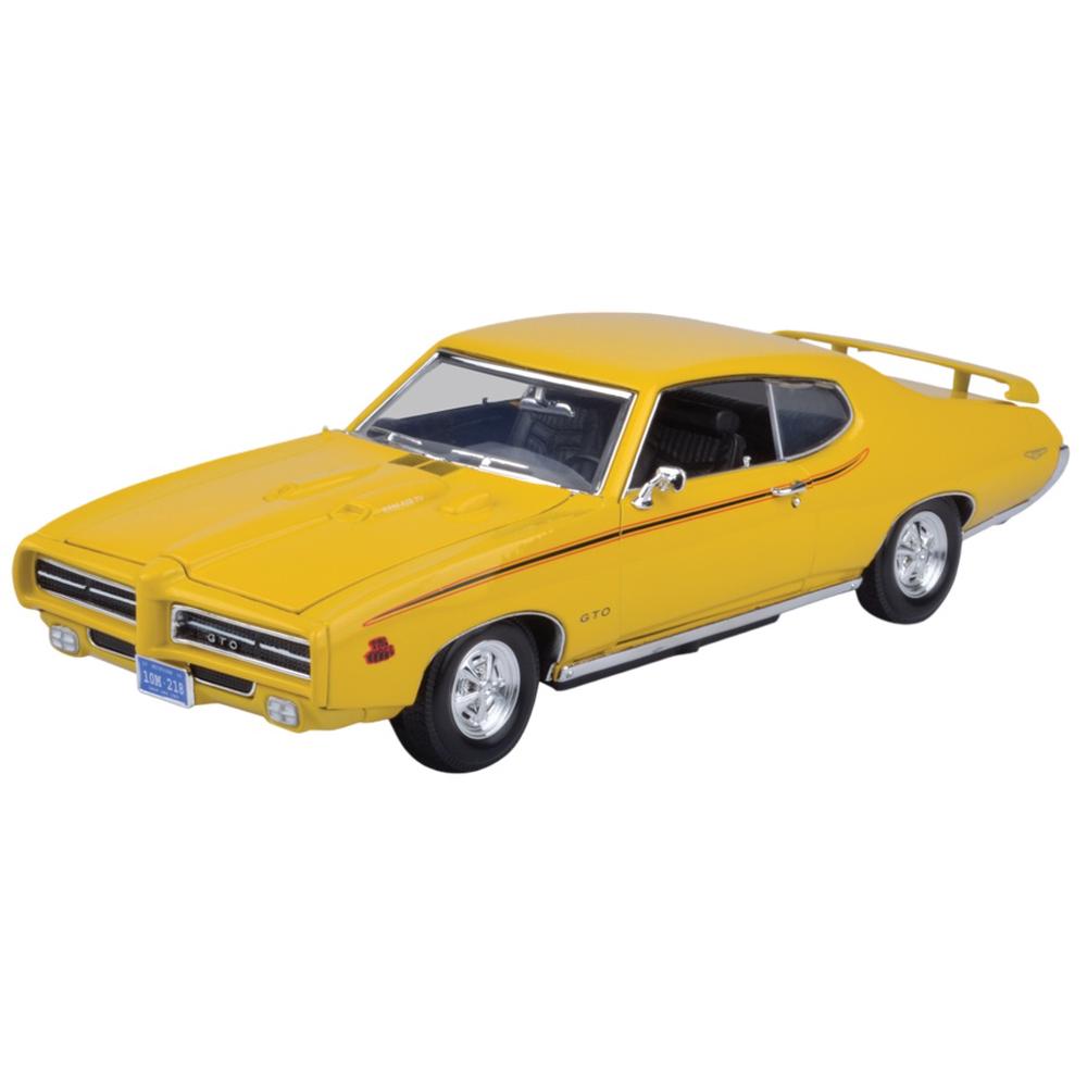 Timeless Legends - 1:18 1969 Pontiac GTO Judge (Yellow), 9342246025302