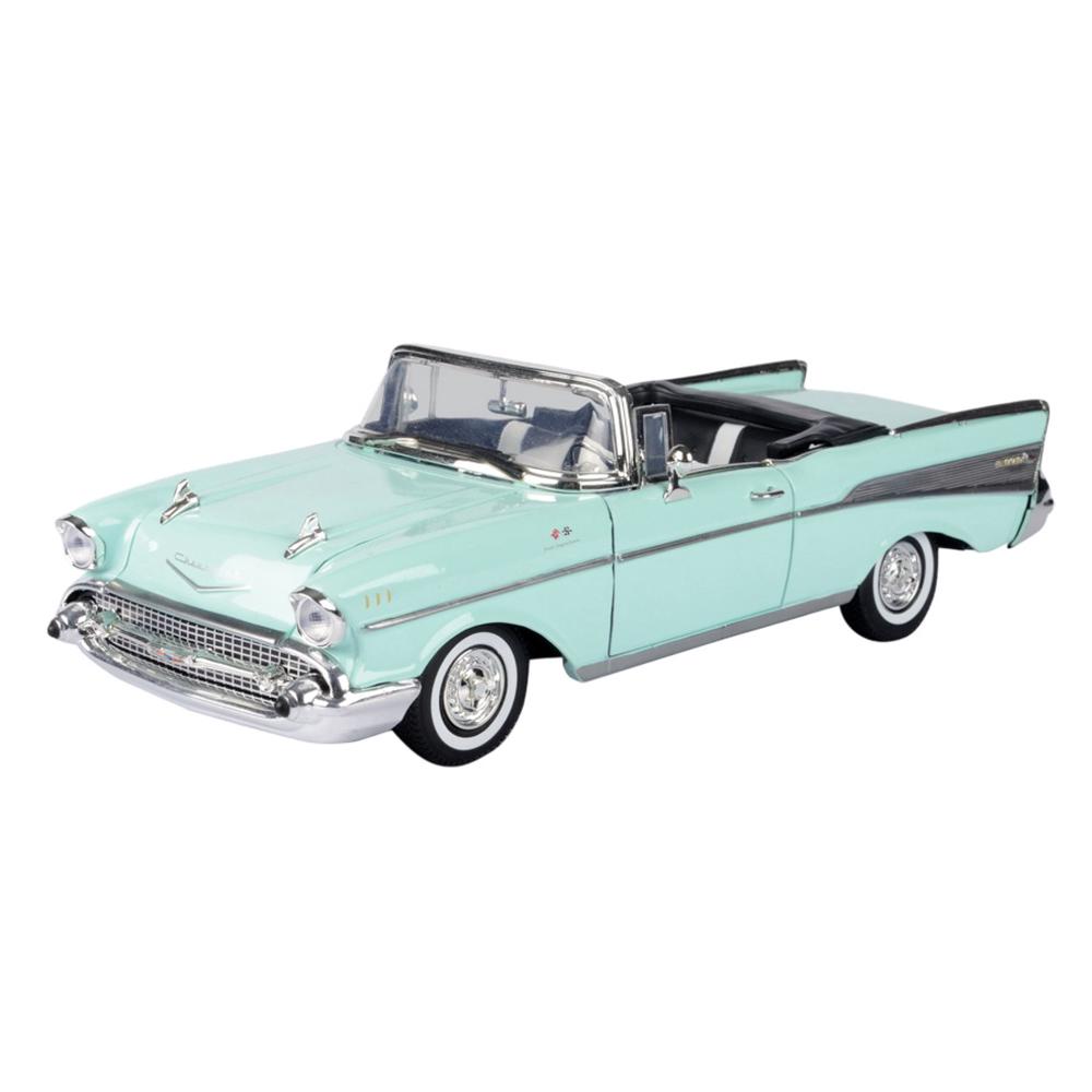 Timeless Legends - 1:18 1957 Chevy Bel Air (Convertible) (Light Green), 9342246025371