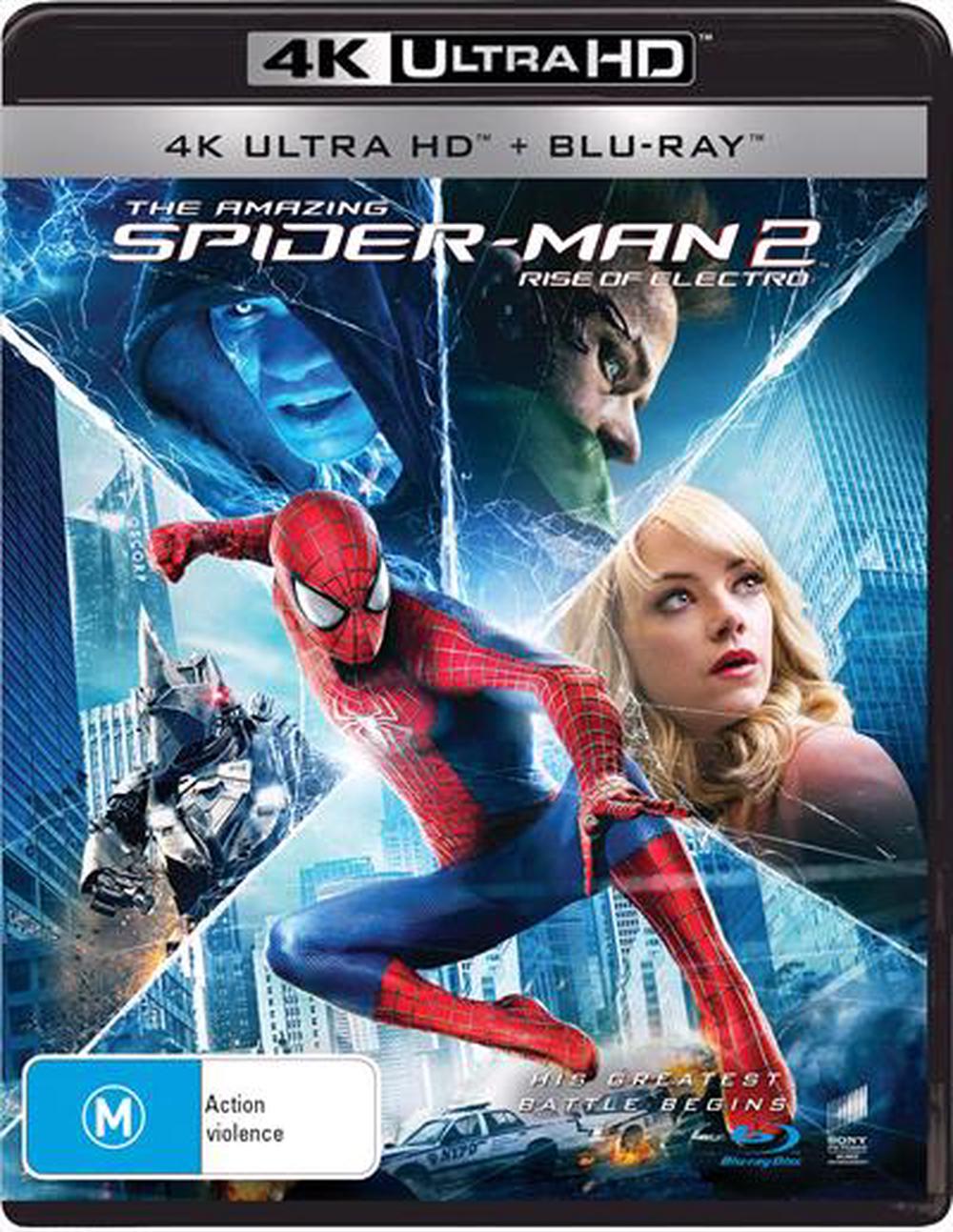 The Amazing SpiderMan 2 Rise Of Electro Bluray + UHD, BluRay