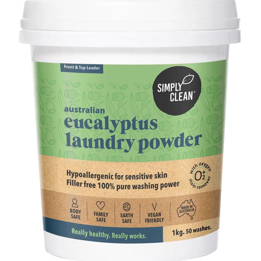 Laundry Powder Eucalyptus - 1kg, 9342935001396