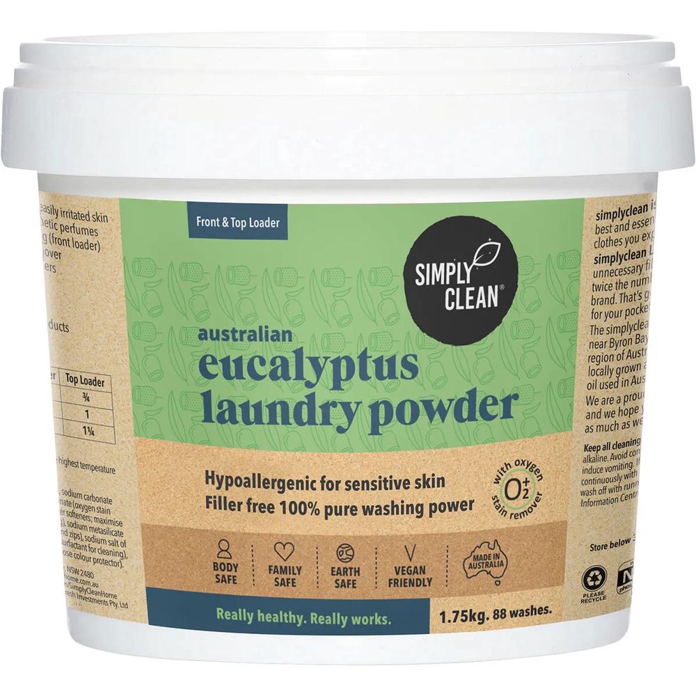 Laundry Powder Eucalyptus - 1.75kg, 9342935001402