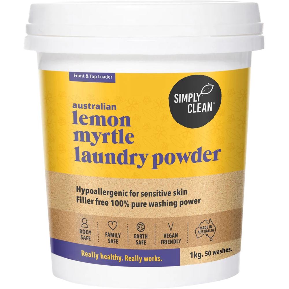 Laundry Powder Lemon Myrtle - 1kg, 9342935002454
