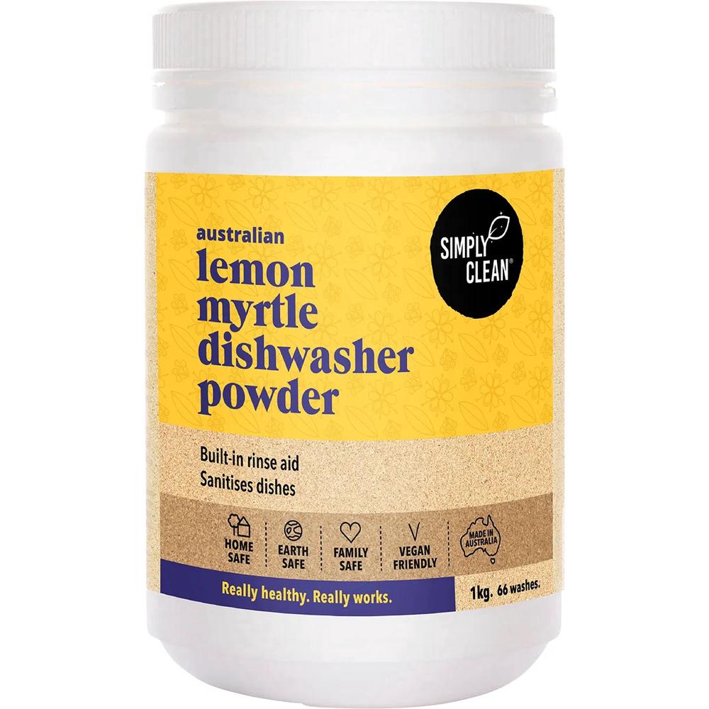 Dishwasher Powder Lemon Myrtle - 1kg, 9342935002713