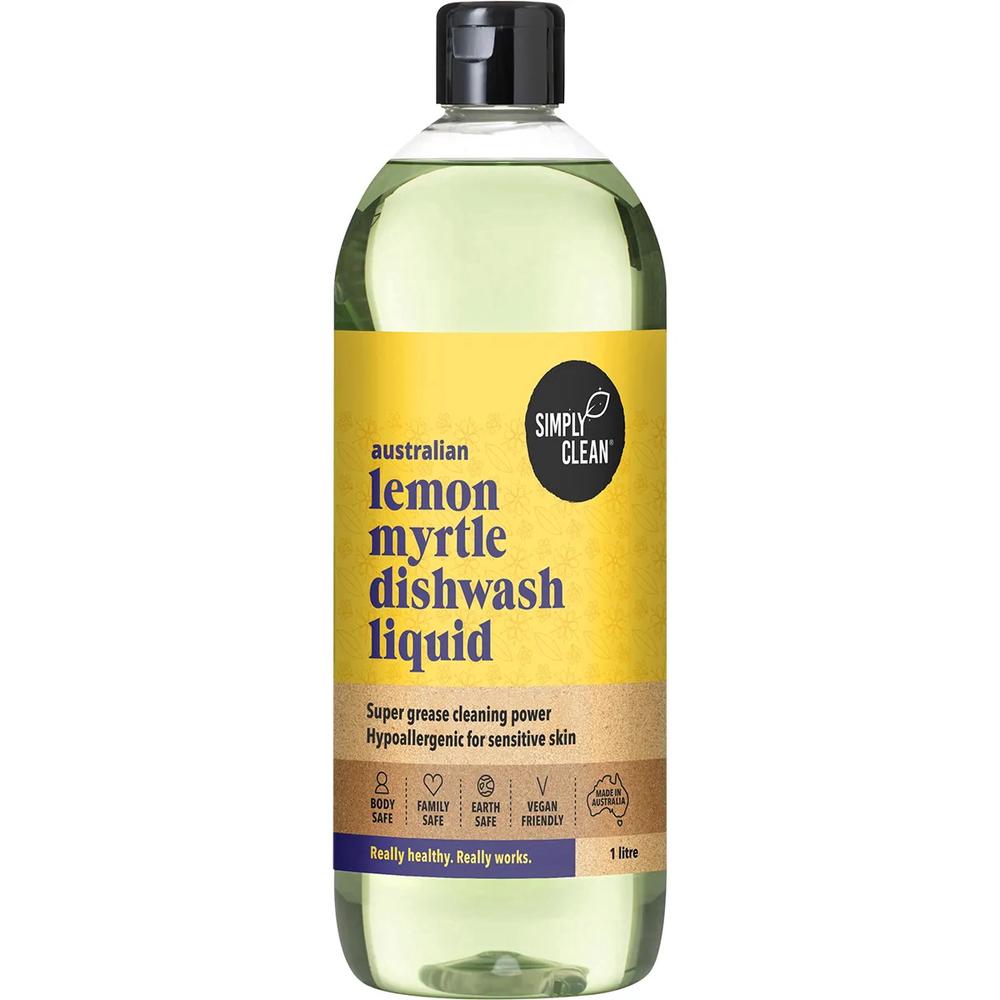 Dishwash Liquid Lemon Myrtle - 1 Litre, 9342935002898