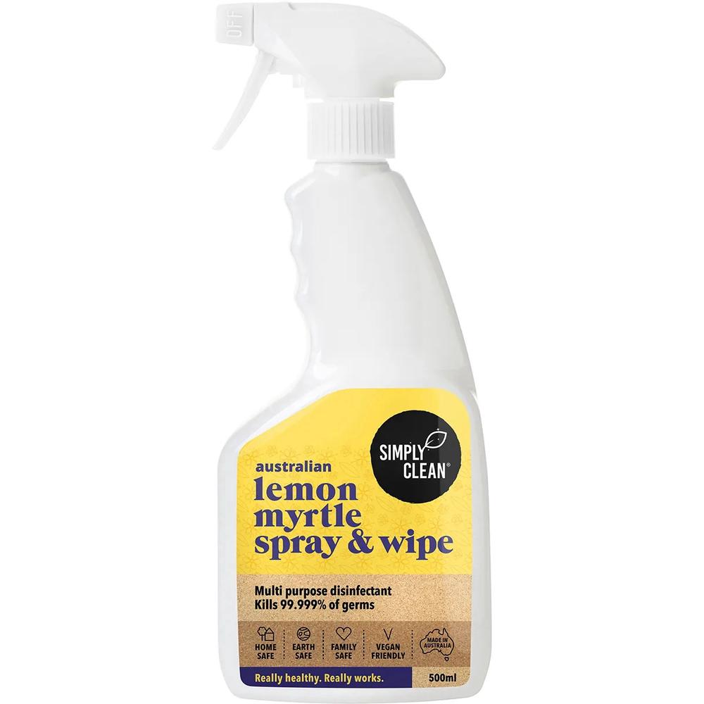 Spray & Wipe Lemon Myrtle - 500mL, 9342935003222